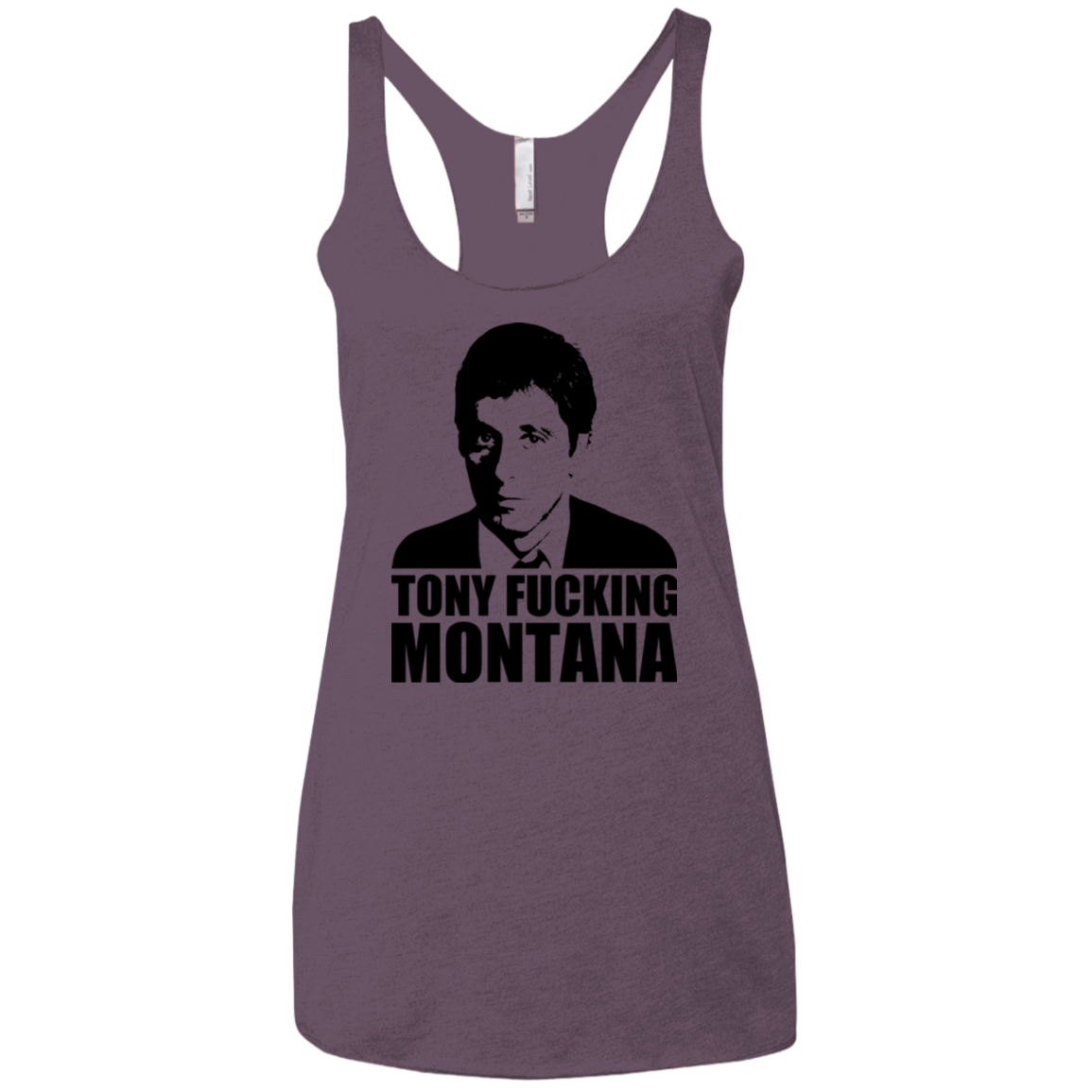 Tony Fucking Montana Women's Triblend Racerback Tank