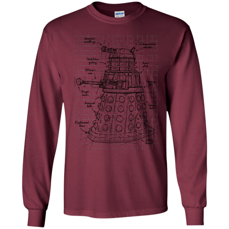 Dalek Plan Men's Long Sleeve T-Shirt