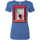 Break Glass Women's Triblend T-Shirt