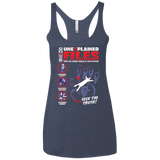 Unexplained Files Women's Triblend Racerback Tank