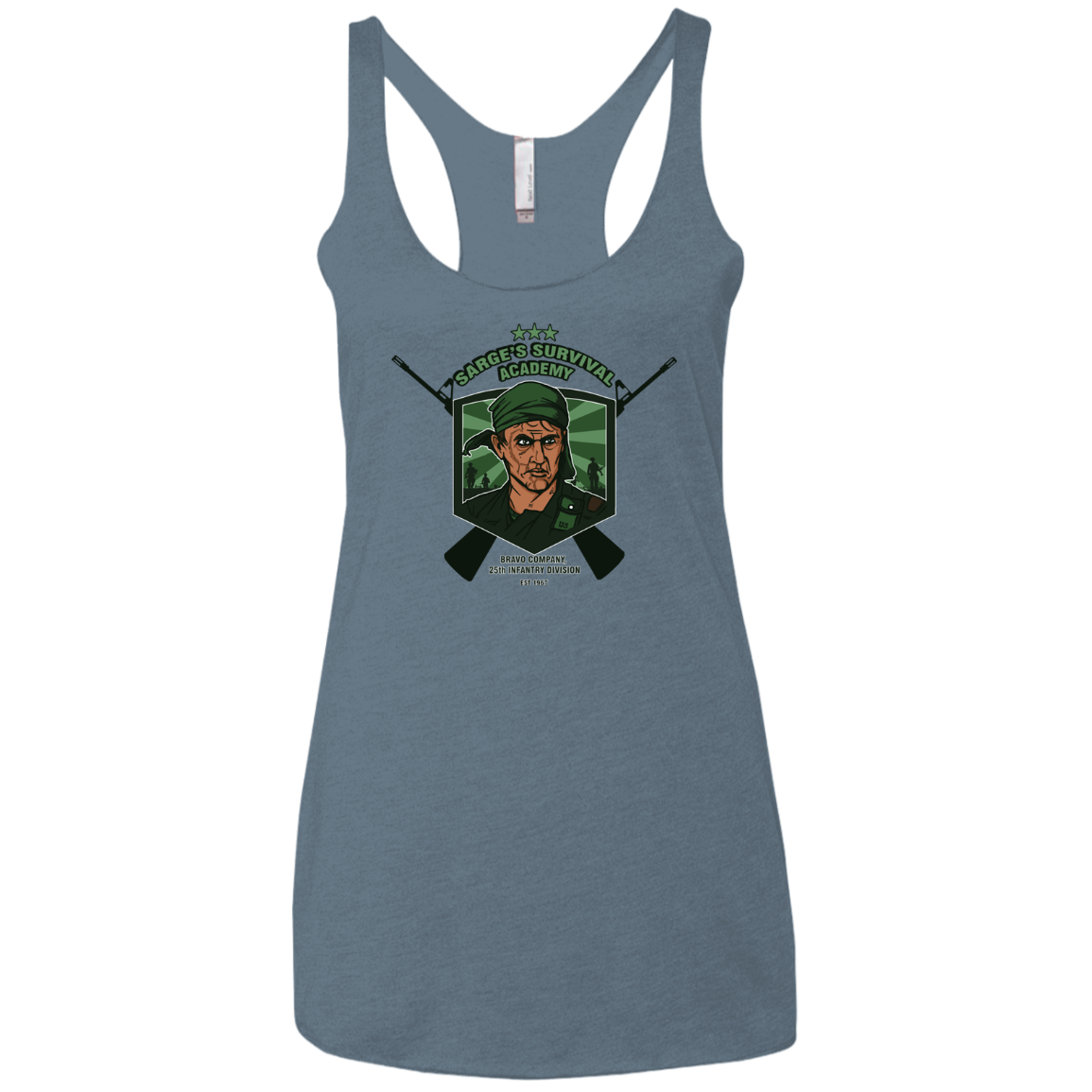 Sarges Survival Women's Triblend Racerback Tank