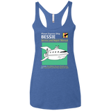 Bessie Service and Repair Manual Women's Triblend Racerback Tank