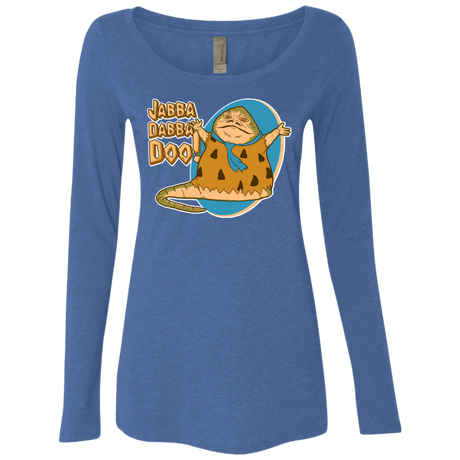Jabba Dabba Doo Women's Triblend Long Sleeve Shirt