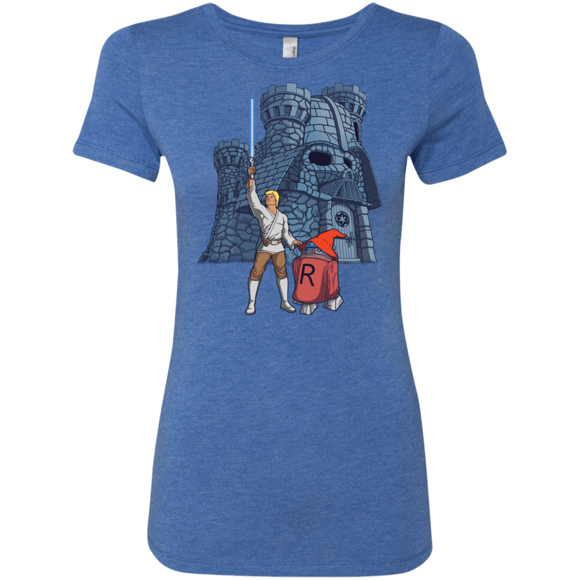 Darthskull Castle Women's Triblend T-Shirt