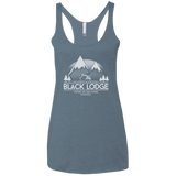 Black Lodge Women's Triblend Racerback Tank