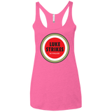 Luke Strikes Women's Triblend Racerback Tank