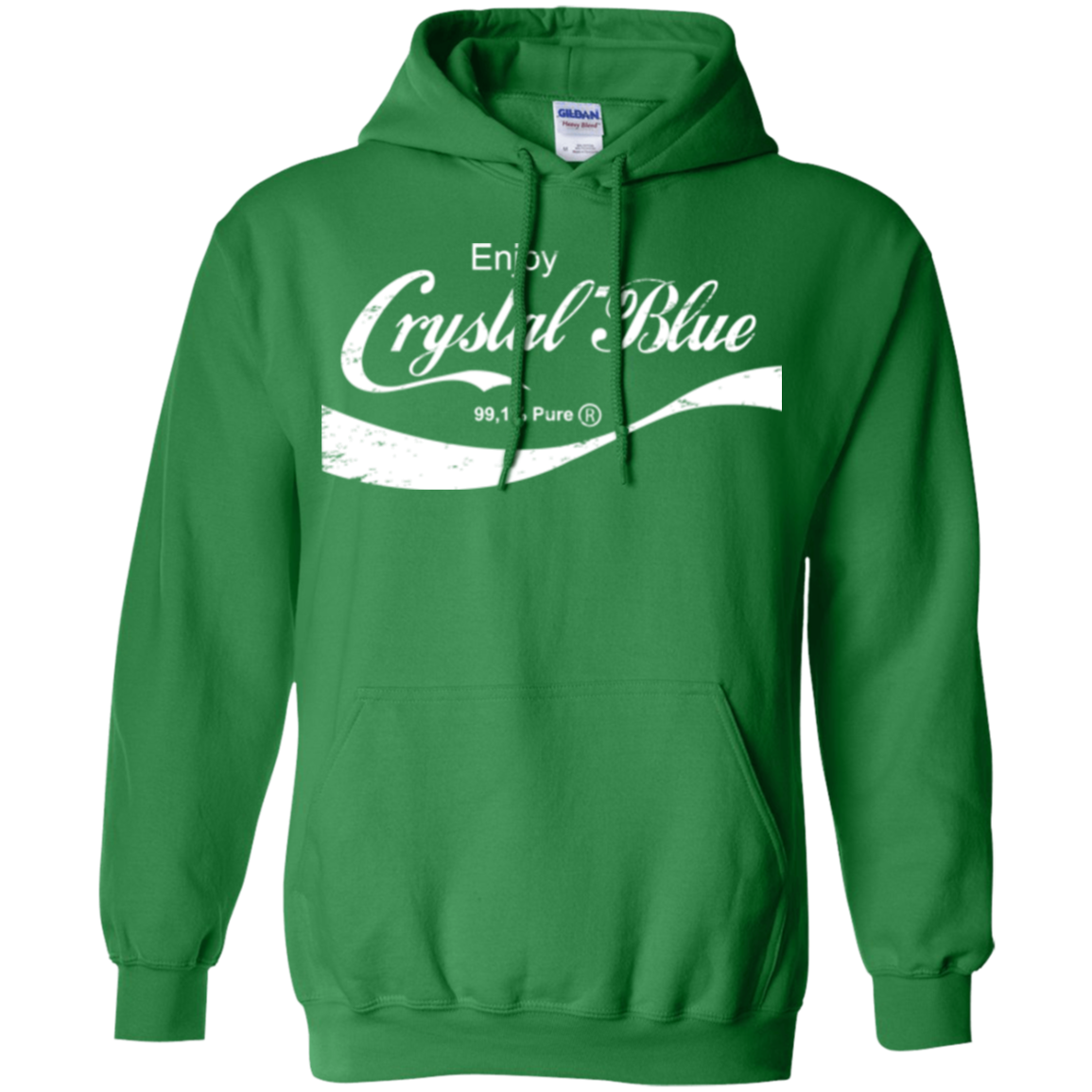 Crystal Blue Coke Pullover Hoodie