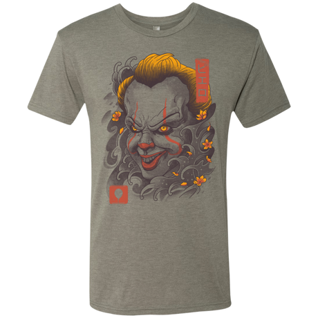 Oni Clown Mask Men's Triblend T-Shirt