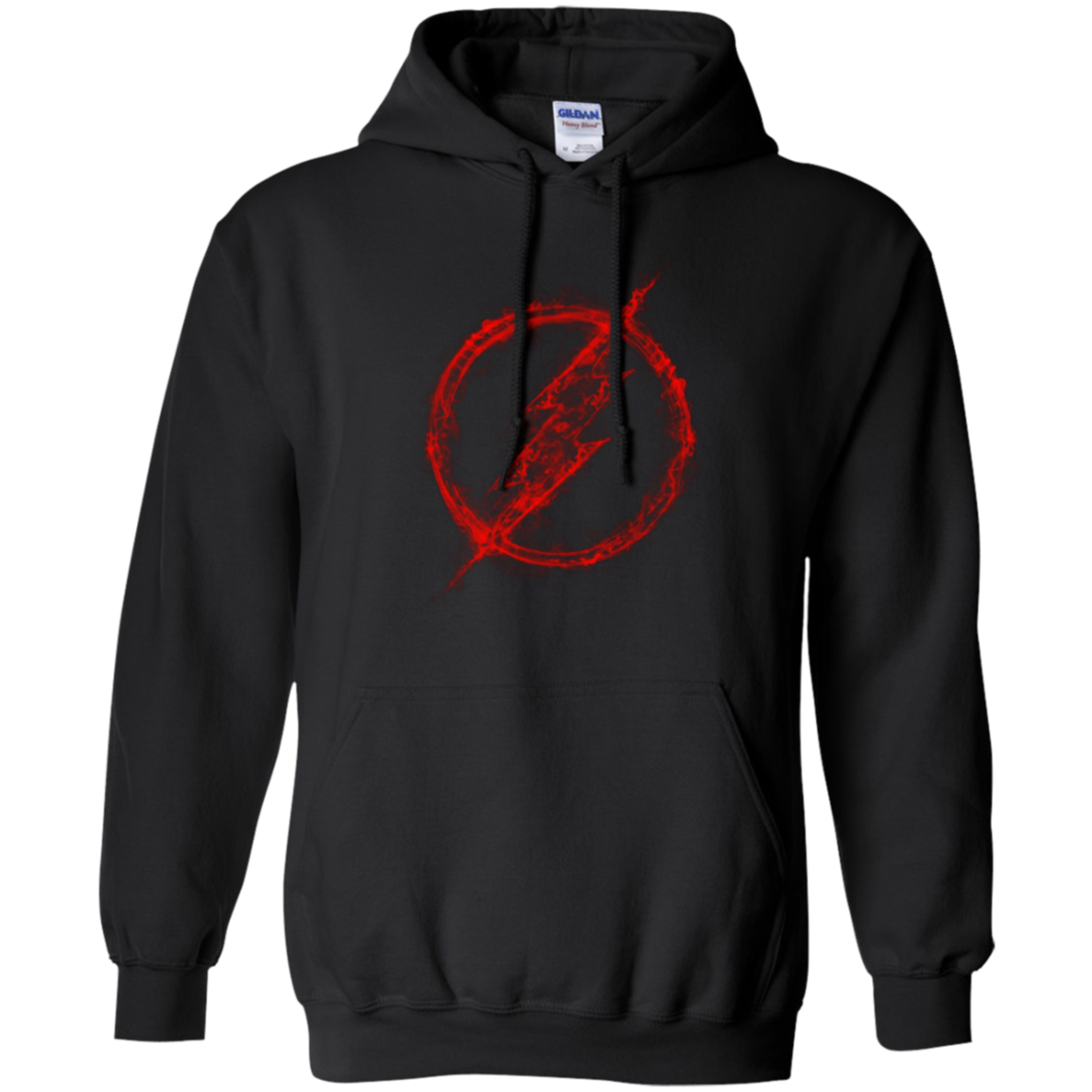 FLASH RED SMOKE Pullover Hoodie
