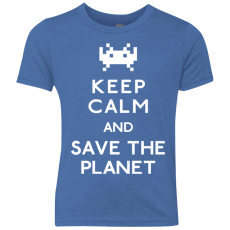 Save the planet Youth Triblend T-Shirt
