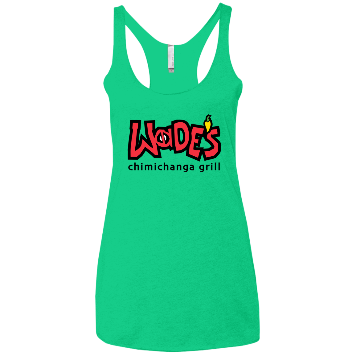 Wades Grill Women's Triblend Racerback Tank