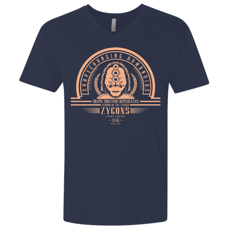 Who Villains Zygons Men's Premium V-Neck