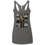 Groot Famous Quotes Women's Triblend Racerback Tank