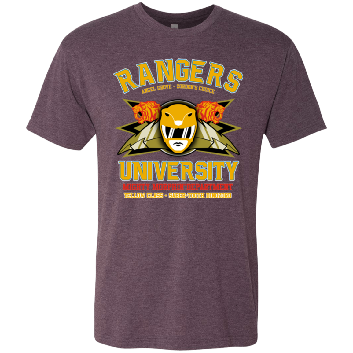 Rangers U Yellow Ranger Men's Triblend T-Shirt