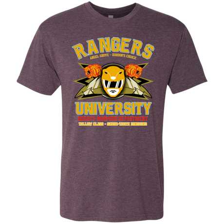 Rangers U Yellow Ranger Men's Triblend T-Shirt