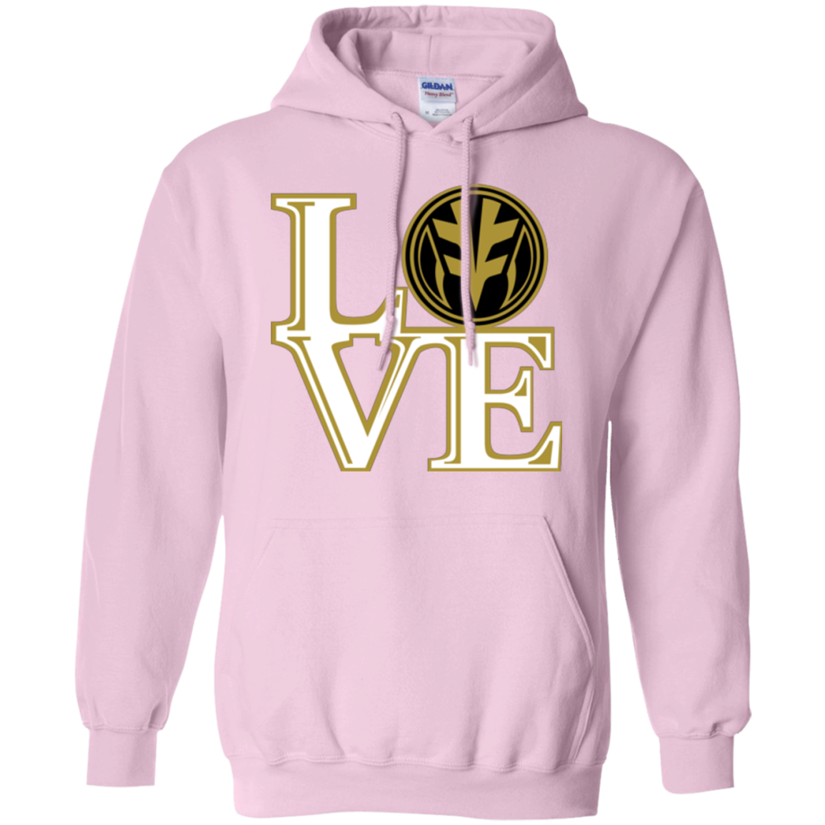 White Ranger LOVE Pullover Hoodie