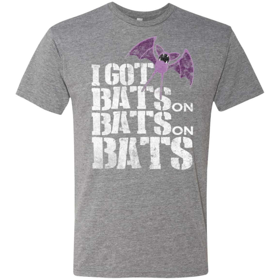 Bats on Bats on Bats Men's Triblend T-Shirt