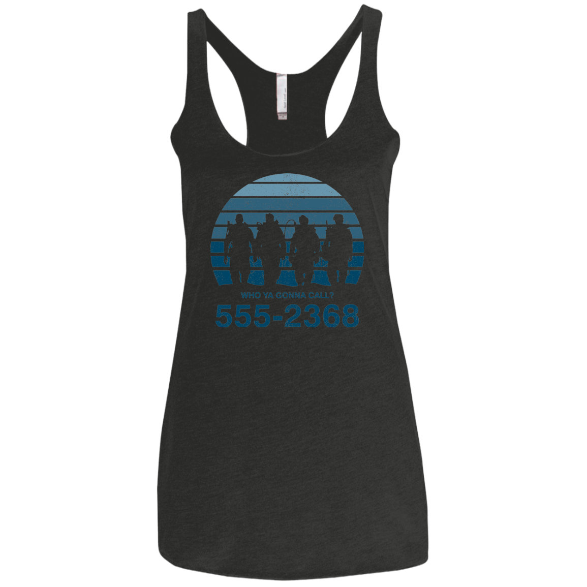 Who Ya Gonna Call Women's Triblend Racerback Tank