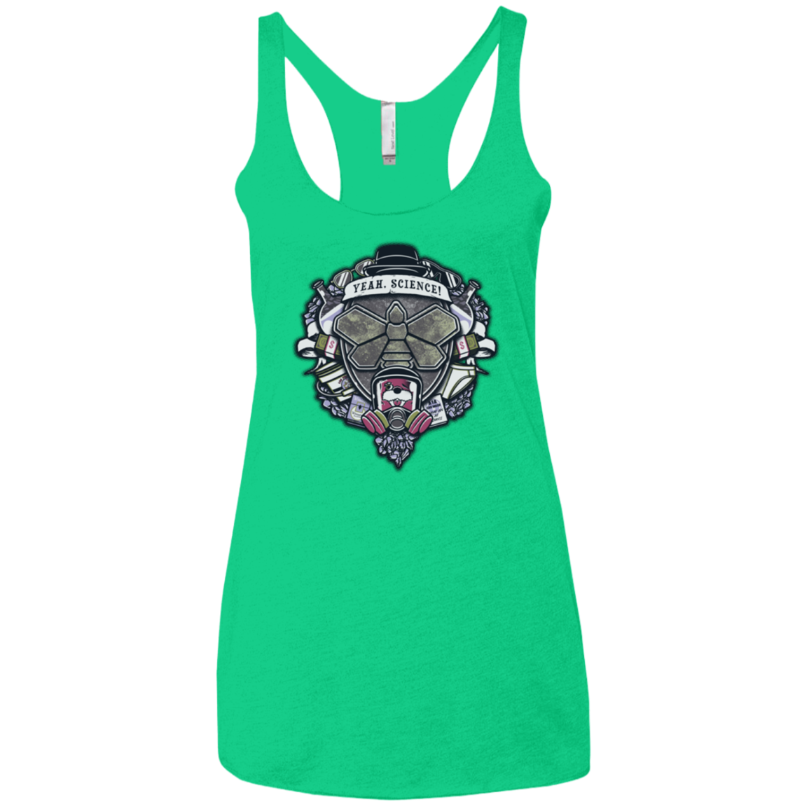 Yeah, Science! Women's Triblend Racerback Tank