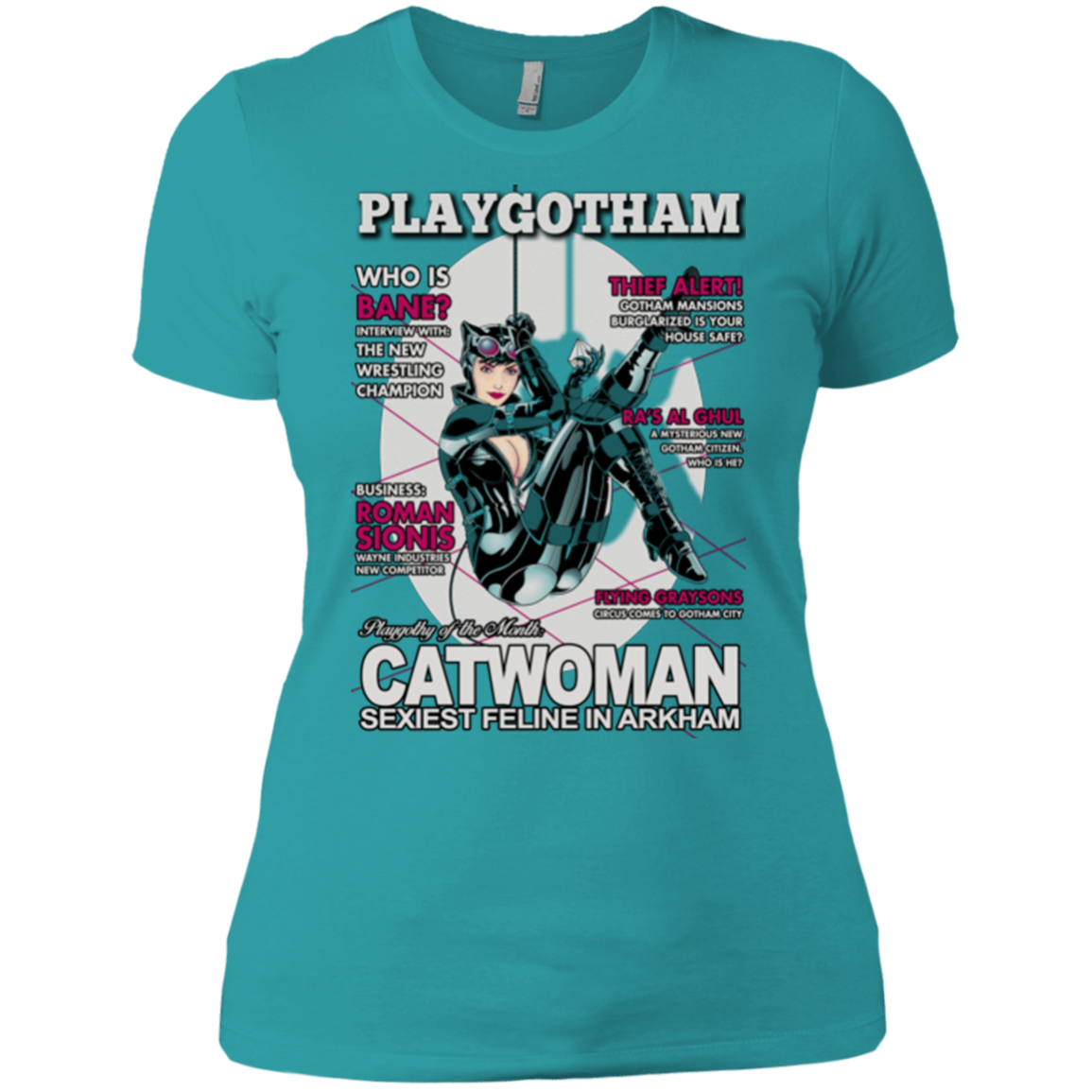 Catwoman PlayGotham Women's Premium T-Shirt