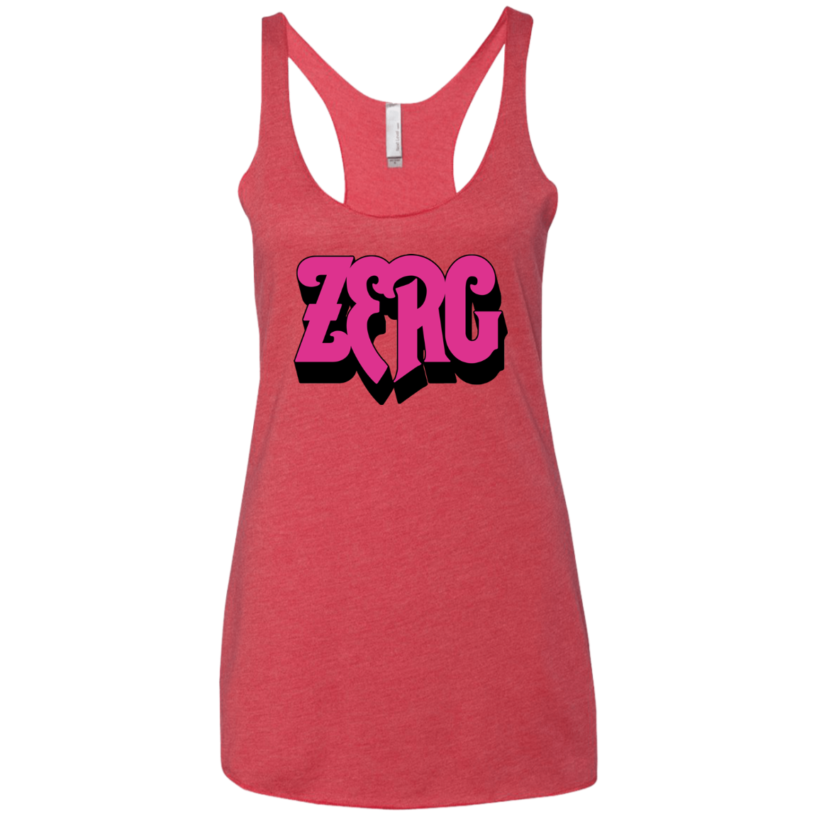 Zerg Rush Women's Triblend Racerback Tank