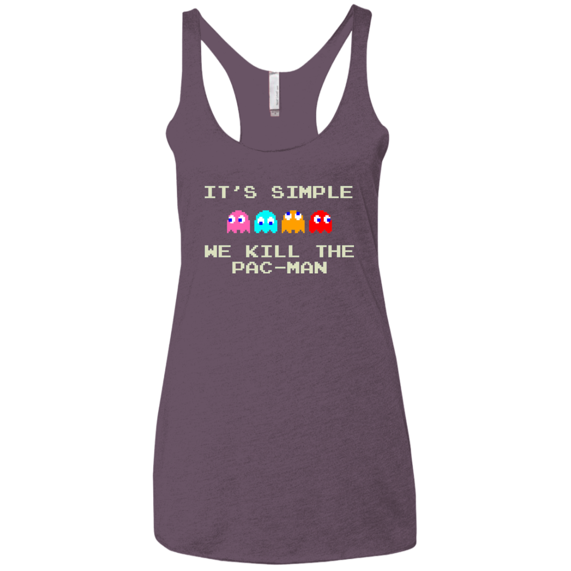 Pacmanok Women's Triblend Racerback Tank