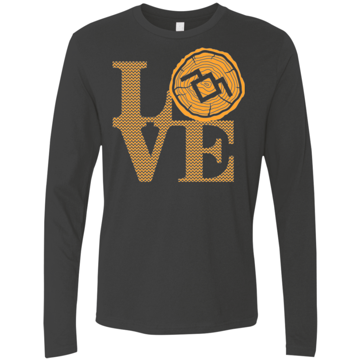 LOVE TWIN PEAKS Men's Premium Long Sleeve