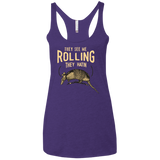 They See Me Rollin Women's Triblend Racerback Tank