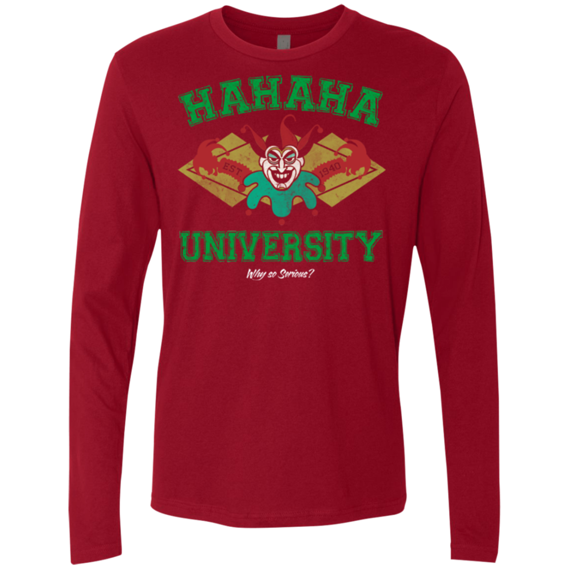 Hahaha University Men's Premium Long Sleeve