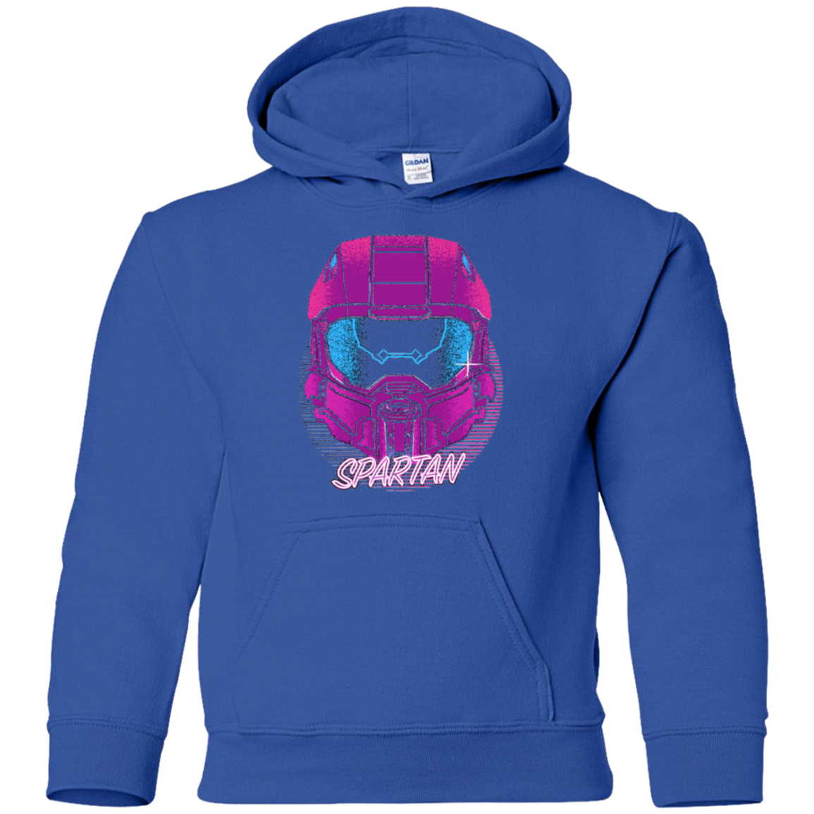 Spartan Helmet 80's Youth Hoodie