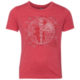 Death Star Plan Youth Triblend T-Shirt