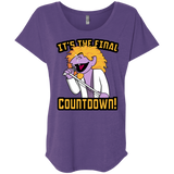 The Final Countdown Triblend Dolman Sleeve