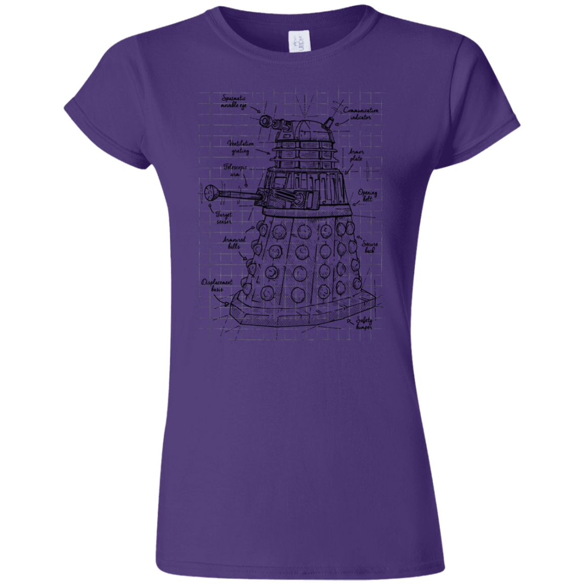 Dalek Plan Junior Slimmer-Fit T-Shirt