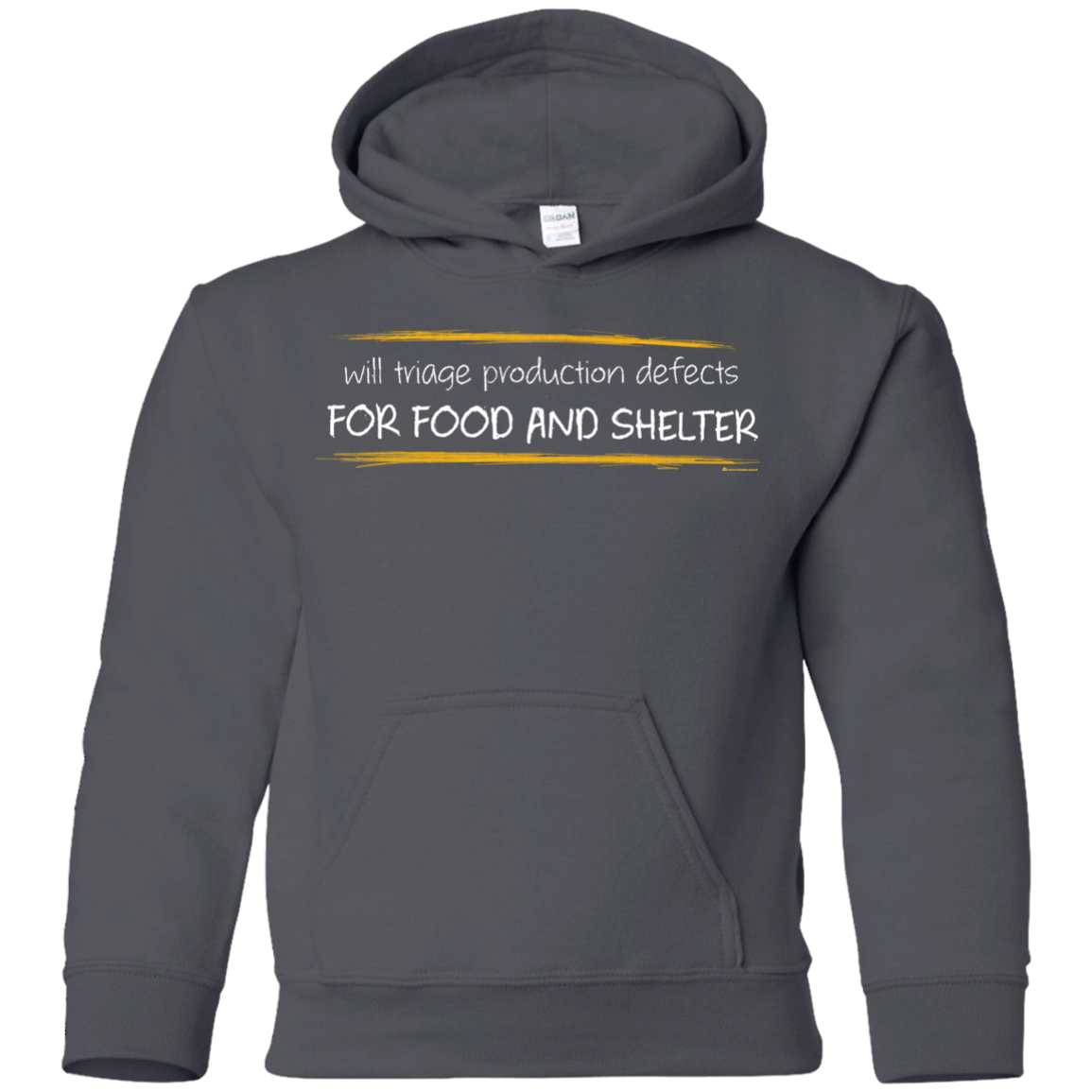 Triaging Defects For Food And Shelter Youth Hoodie