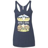 Attack on Freeze Women's Triblend Racerback Tank