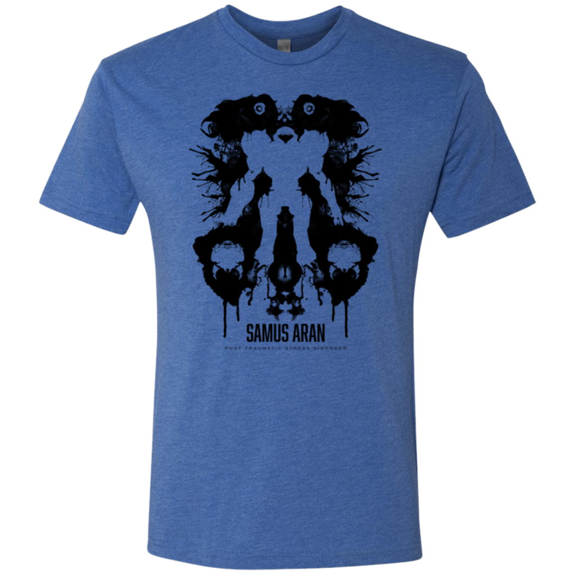 Samus Ink Blot Men's Triblend T-Shirt