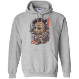 Oni Leather Mask Pullover Hoodie