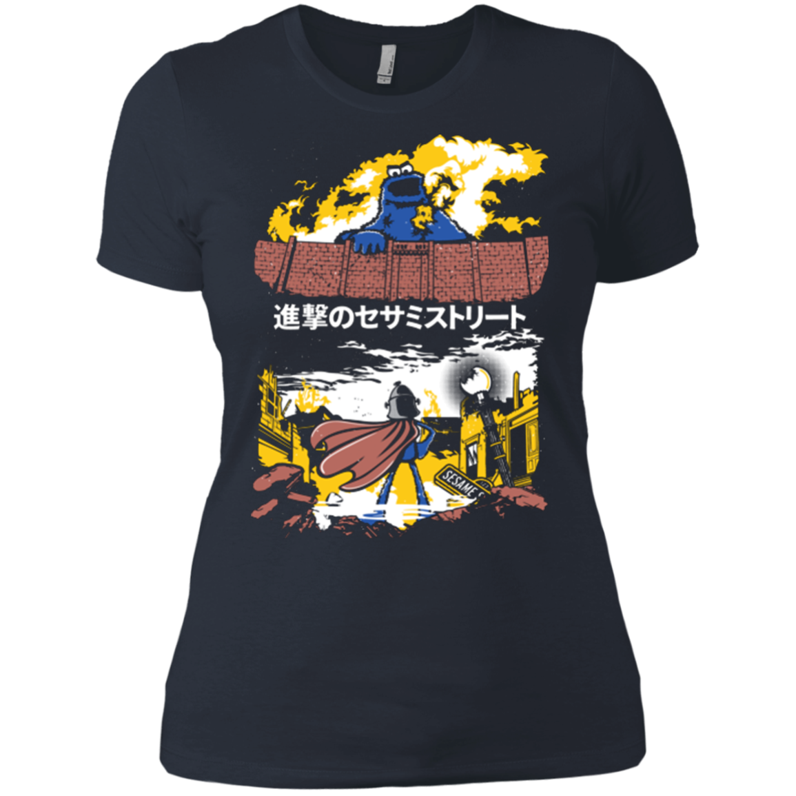 Attack on Sesame Street Women's Premium T-Shirt