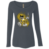 Yellow Ranger Artwork Women's Triblend Long Sleeve Shirt