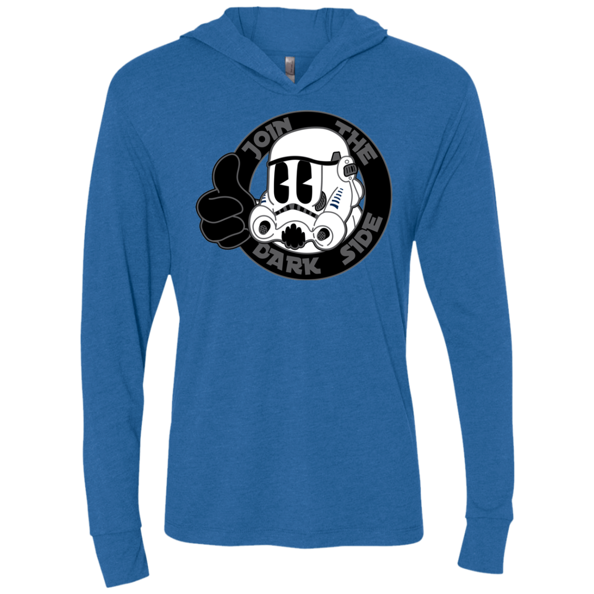 The Best Side Triblend Long Sleeve Hoodie Tee