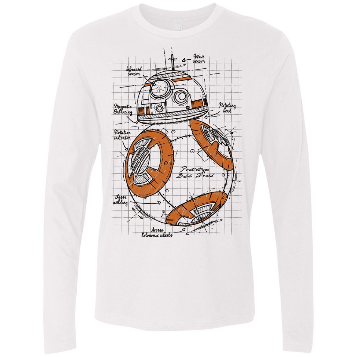 BB-8 Plan Men's Premium Long Sleeve