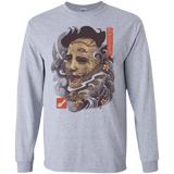 Oni Leather Mask Men's Long Sleeve T-Shirt