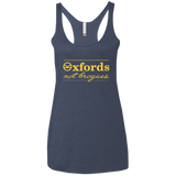 Oxfords Not Brogues Women's Triblend Racerback Tank