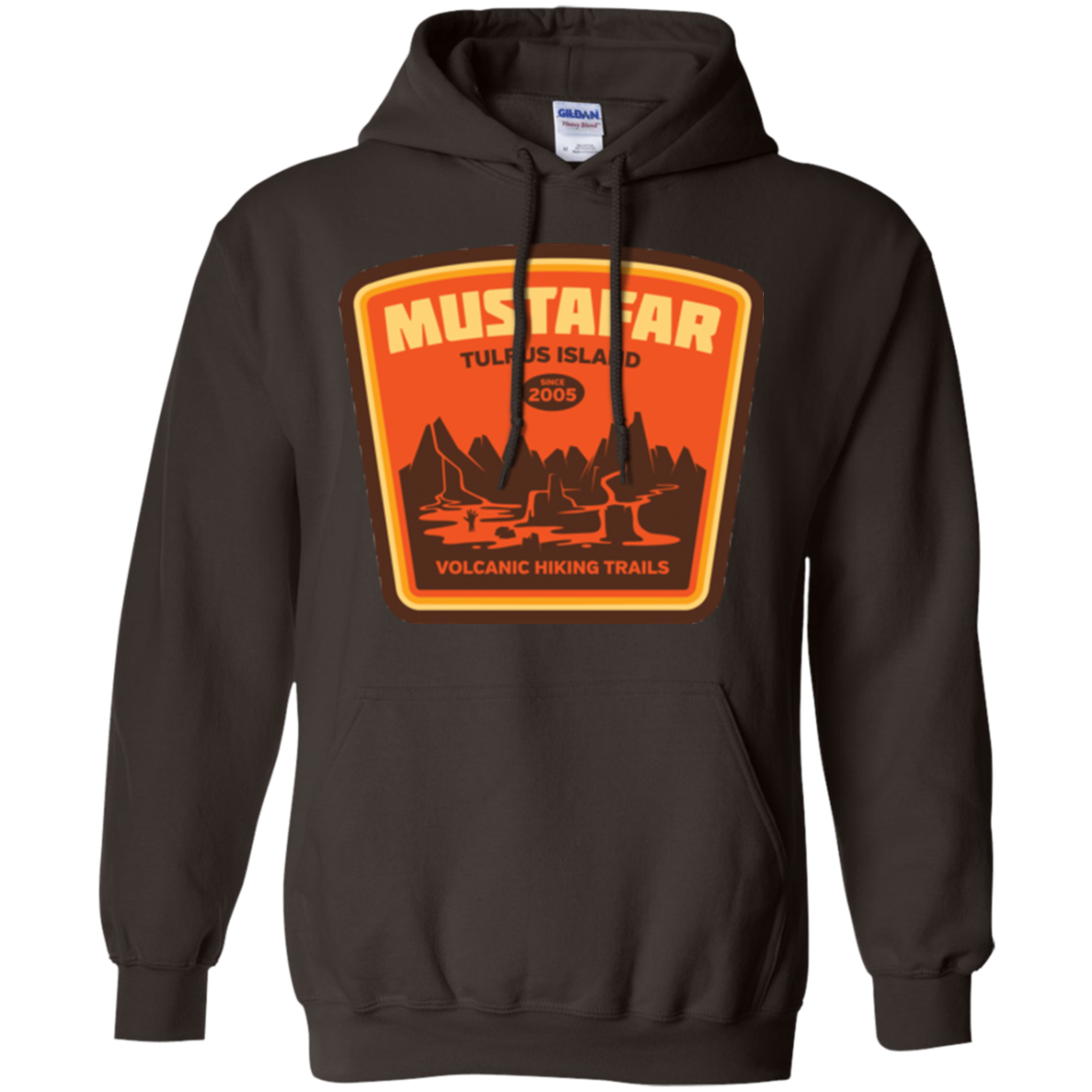 Volcanic Hiking Trails Pullover Hoodie