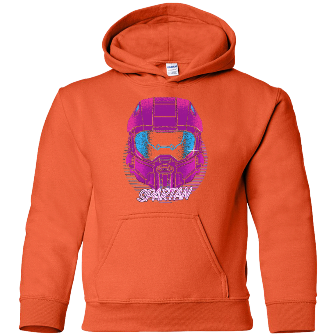 Spartan Helmet 80's Youth Hoodie