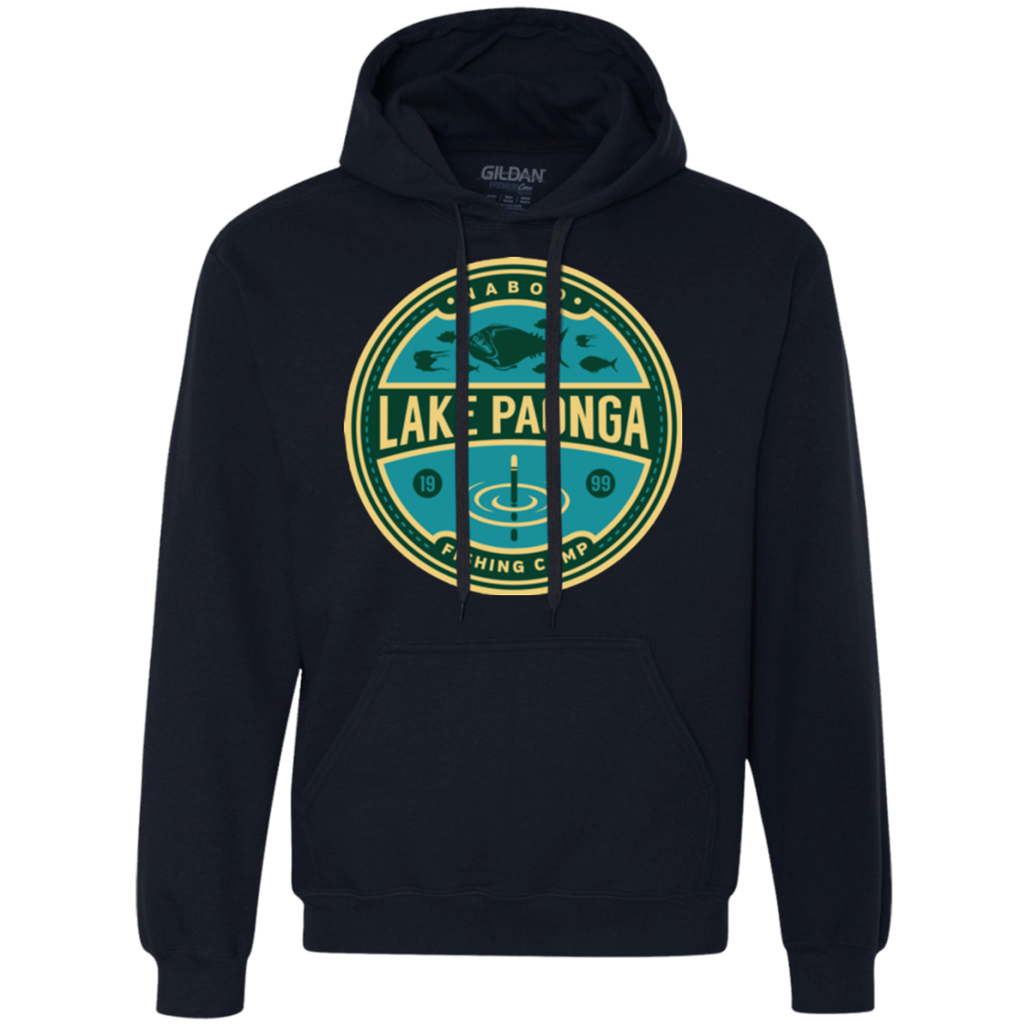 Lake Paonga Fishing Camp Premium Fleece Hoodie