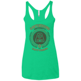 Earthbending university Women's Triblend Racerback Tank