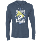 Ex-Soldier Forever Triblend Long Sleeve Hoodie Tee