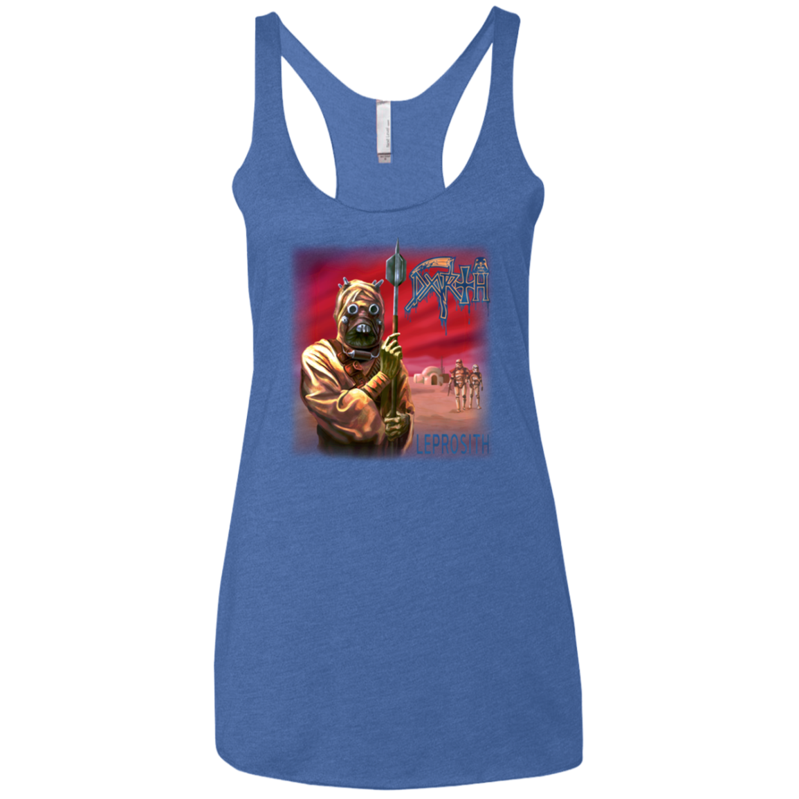 LEPROSITH2 Women's Triblend Racerback Tank