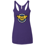 WONDER WOMAN Women's Triblend Racerback Tank